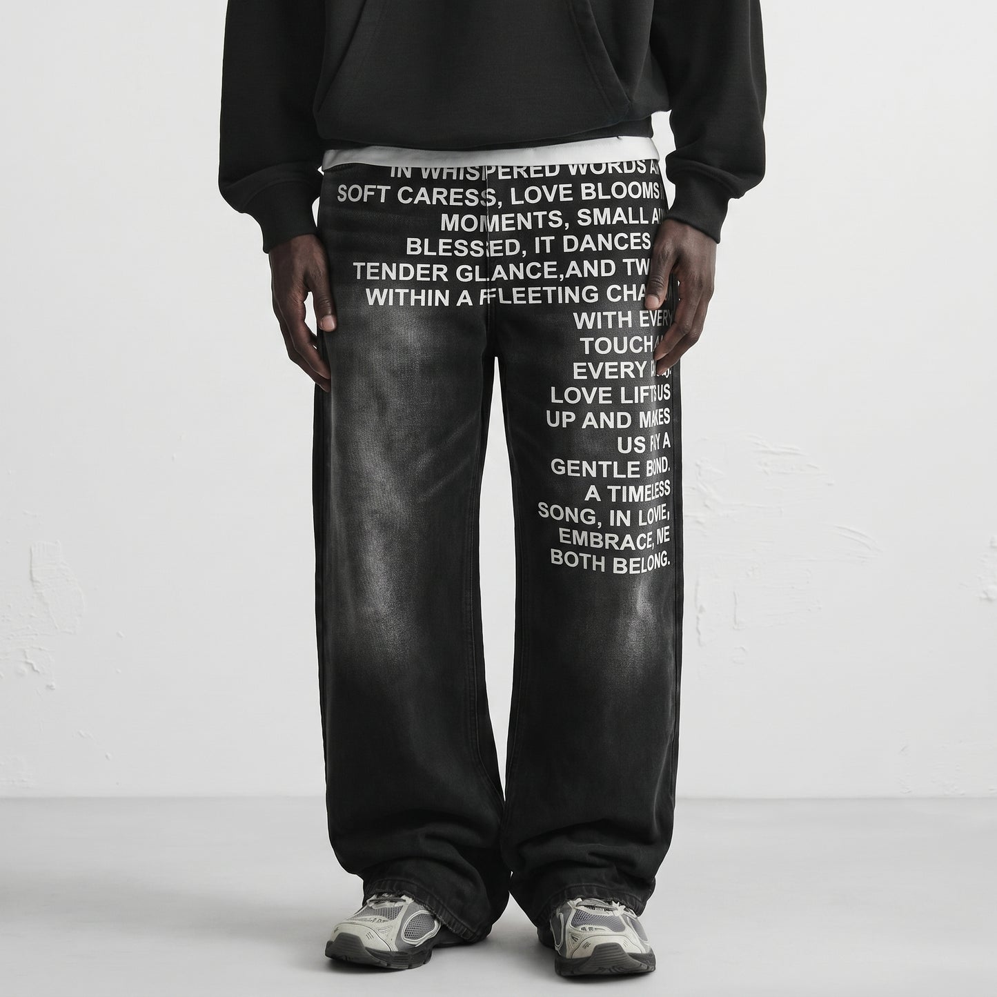 Black Letter Jeans
