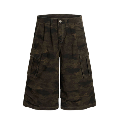 THECADE Camouflage Shorts