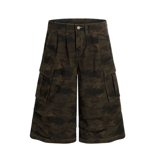 THECADE Camouflage Shorts