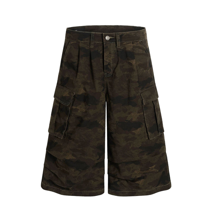 THECADE Camouflage Shorts