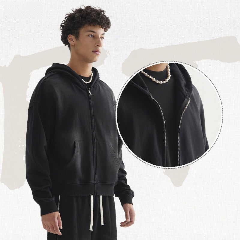 THECADE Distressed Hoodie