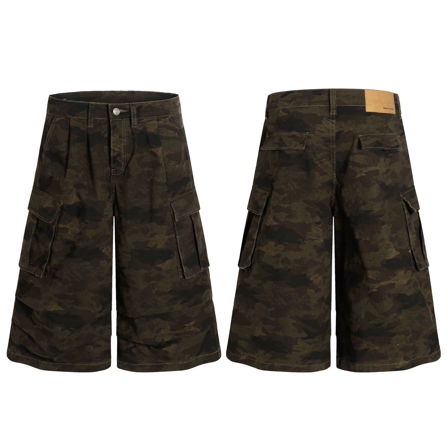 THECADE Camouflage Shorts