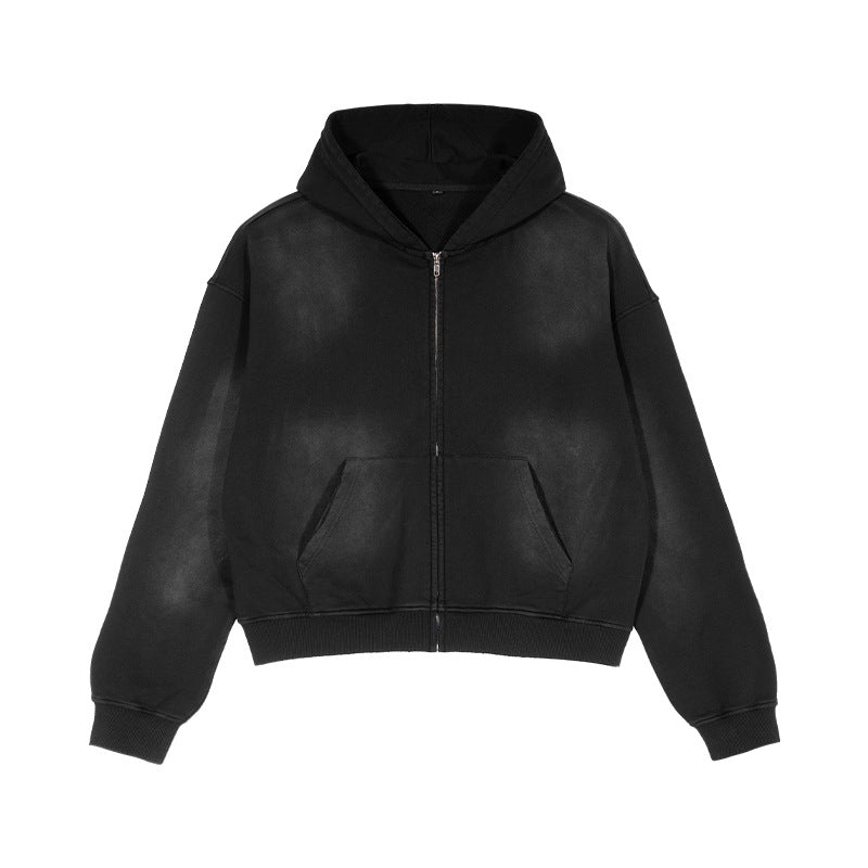 THECADE Distressed Hoodie