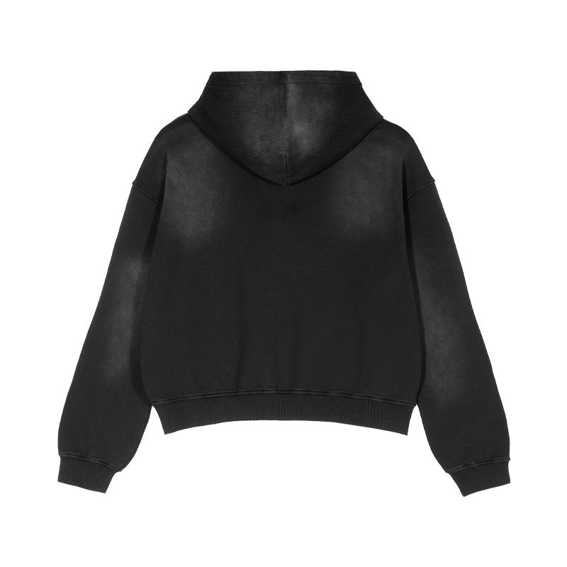 THECADE Distressed Hoodie