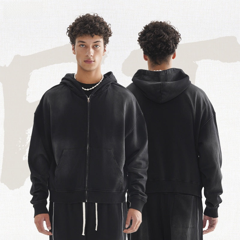THECADE Distressed Hoodie