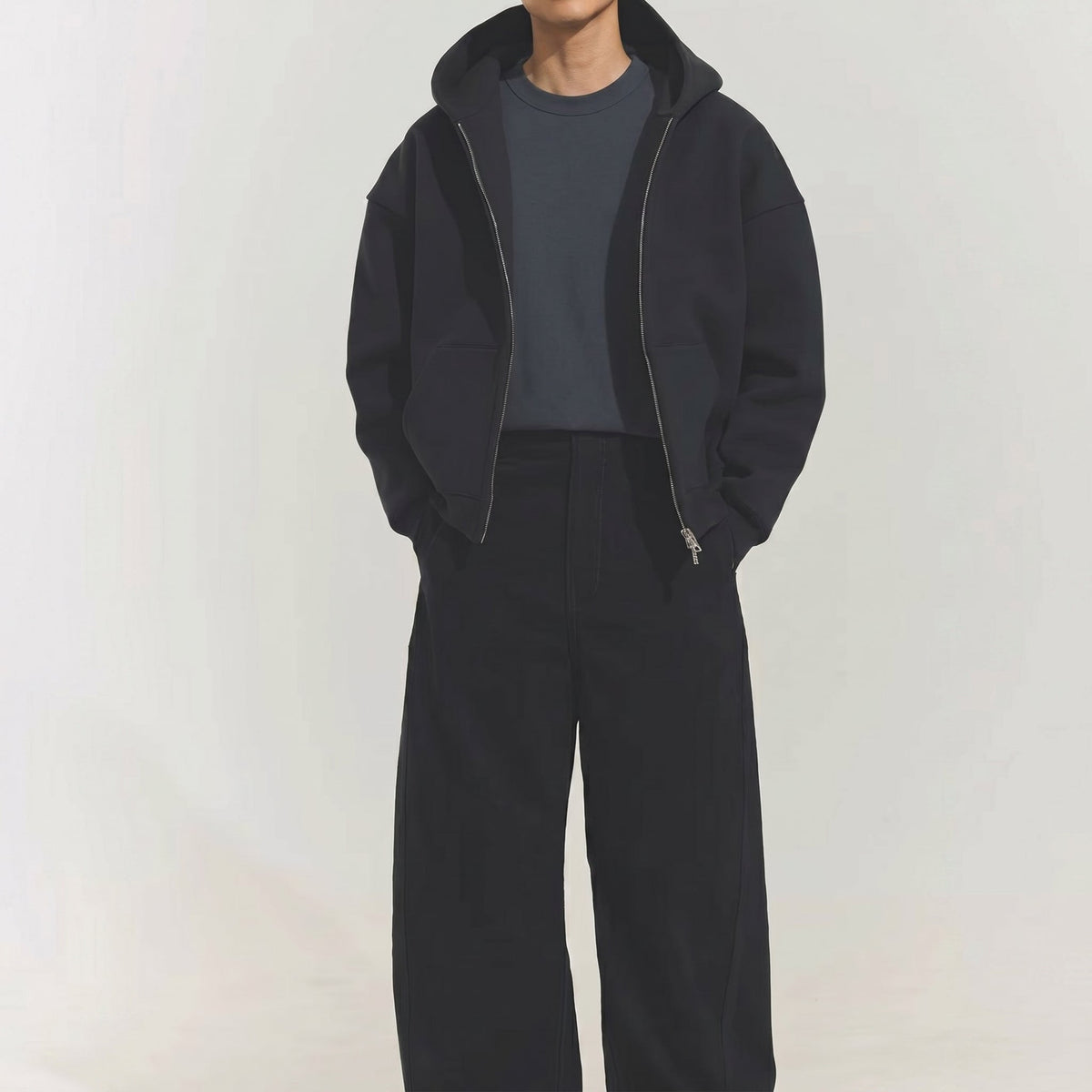 Foam Zip Hoodie - THECADE