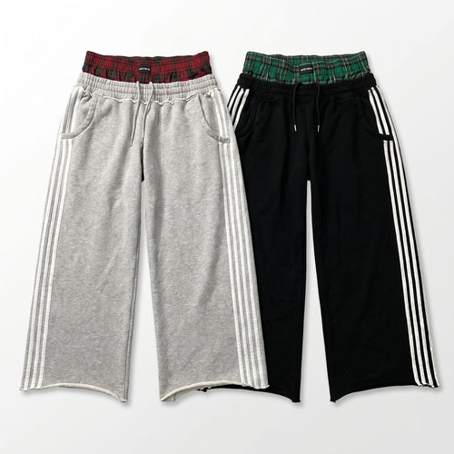 Double-Waist Sweatpants - THECADE