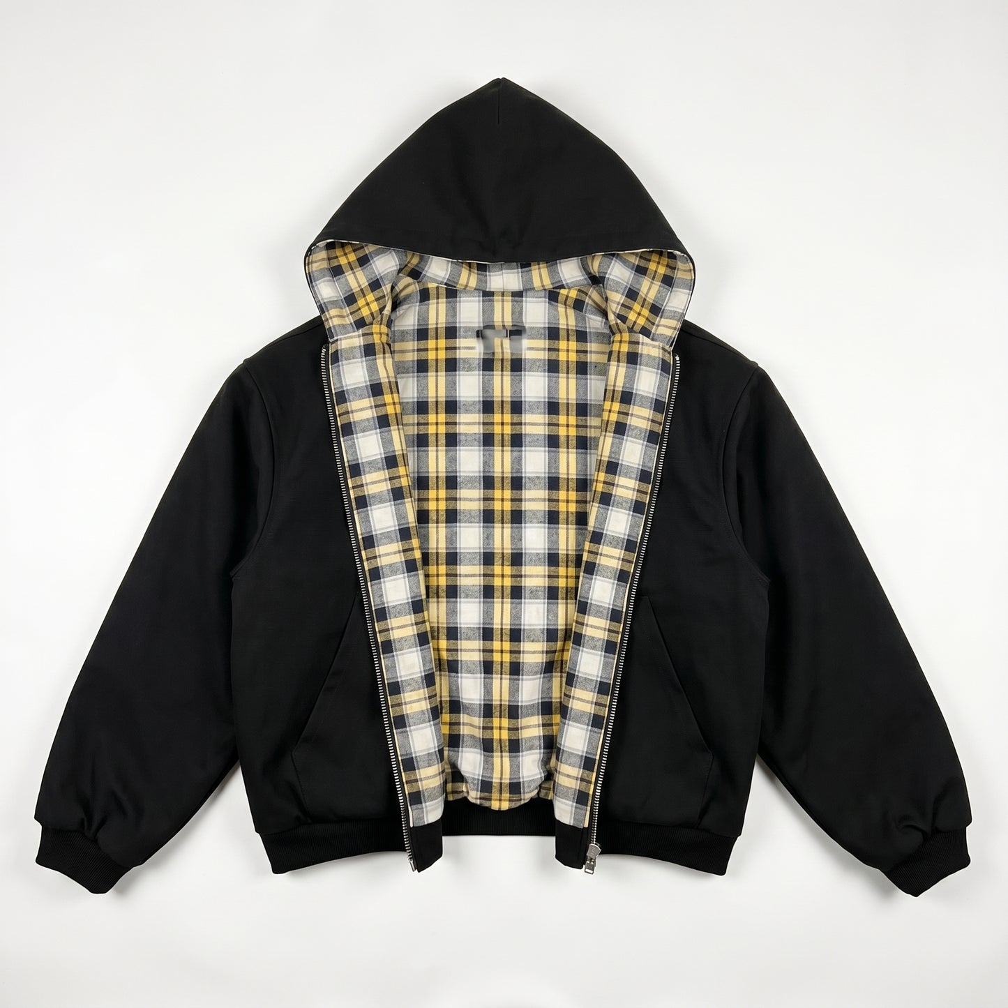 Two-sided zip-up hoodie