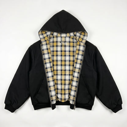 Two-sided zip-up hoodie