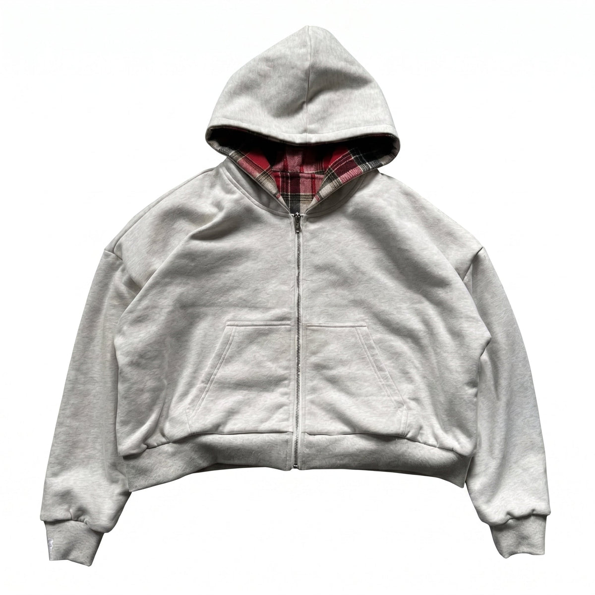 Two-sided zip-up hoodie