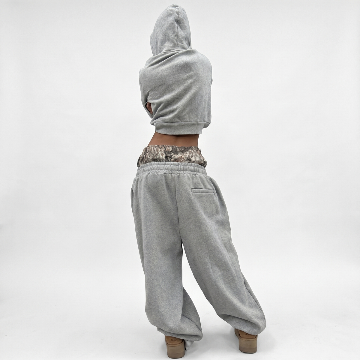 Tree Double-Waist Sweatpants