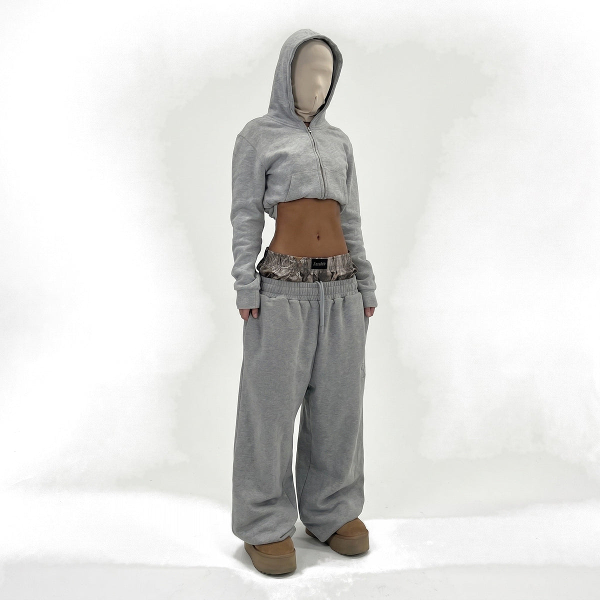 Tree Double-Waist Sweatpants