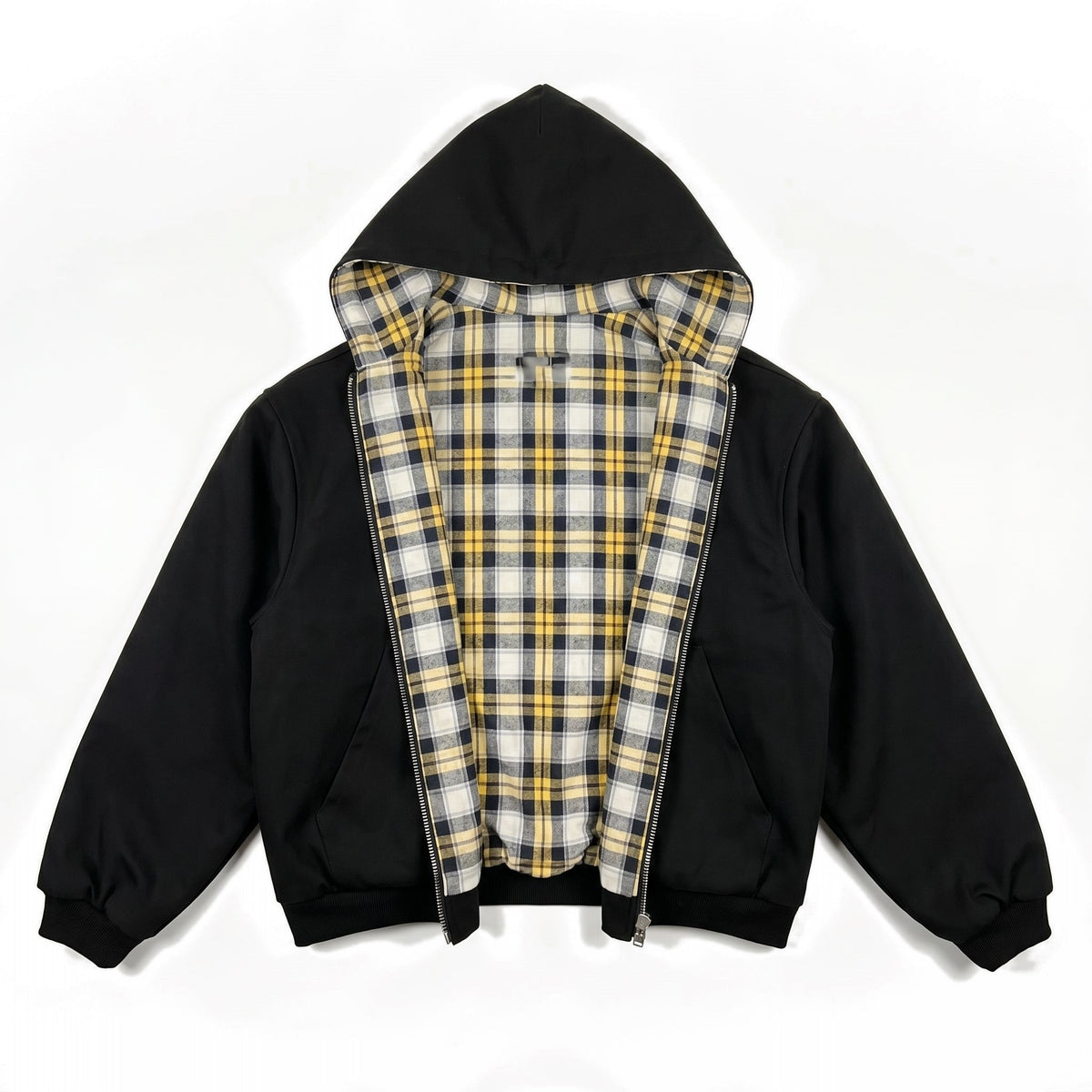 Two-sided zip-up hoodie