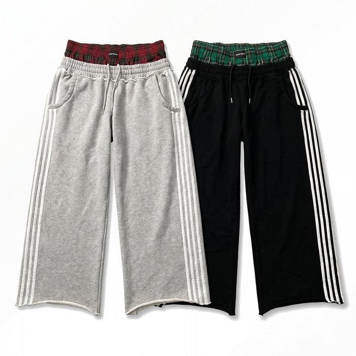 Double-Waist Sweatpants - THECADE