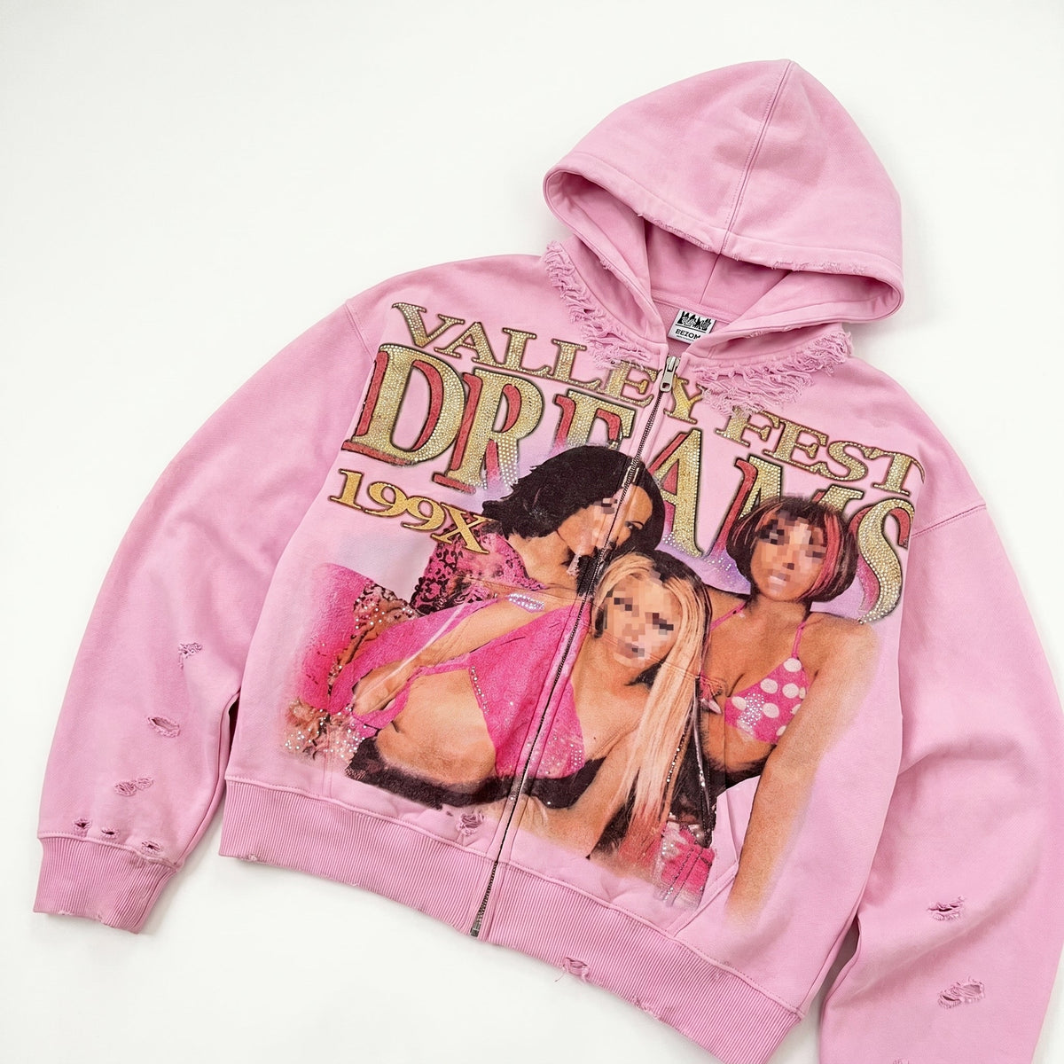 Nostalgia Pink Hoodie
