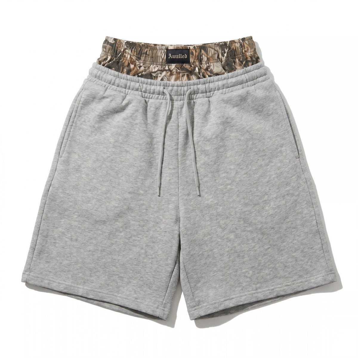 Tree Baggy Double-Waist Shorts
