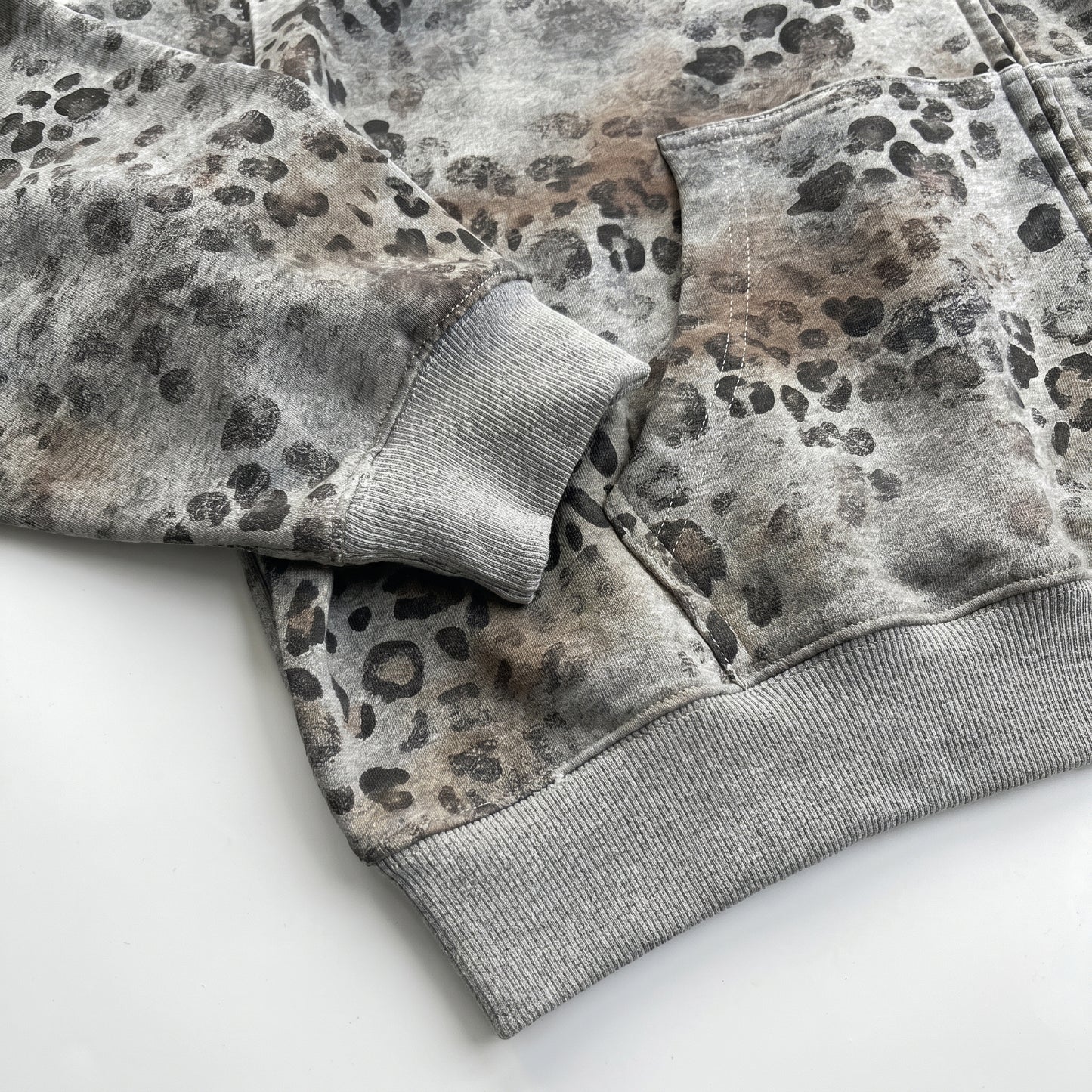 Leopard Fleece Hoodie