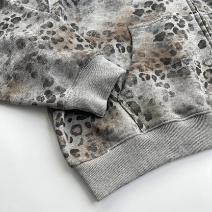 Leopard Fleece Hoodie