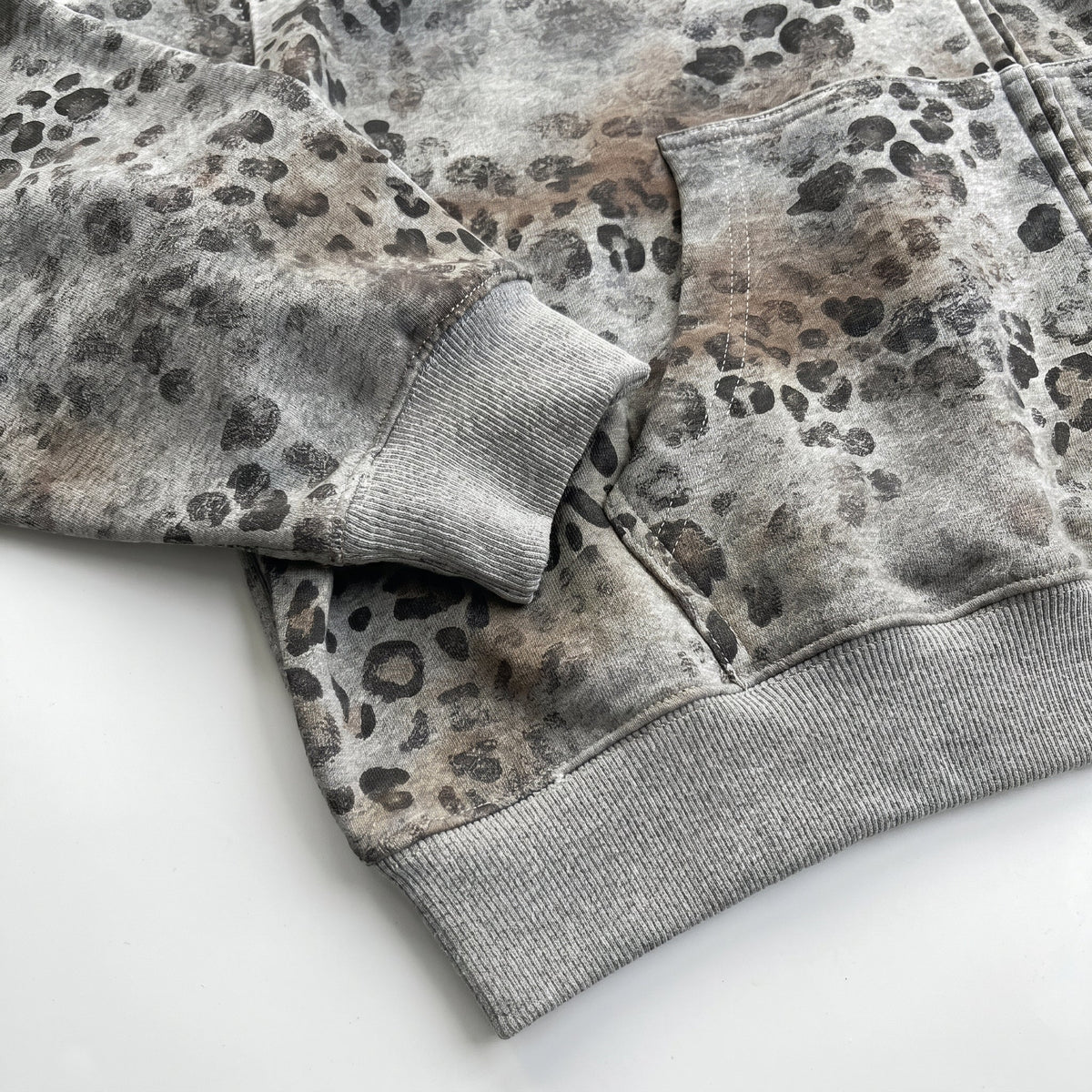 Leopard Fleece Hoodie