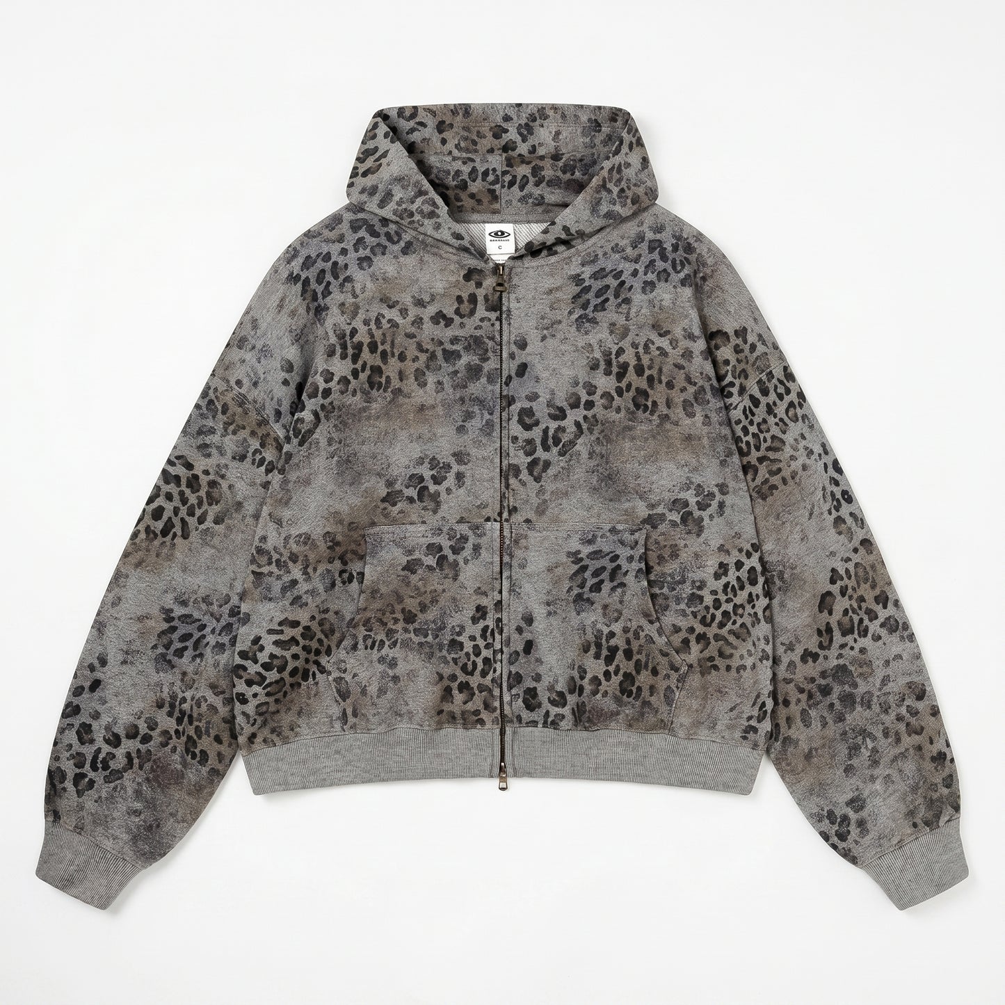 Leopard Fleece Hoodie